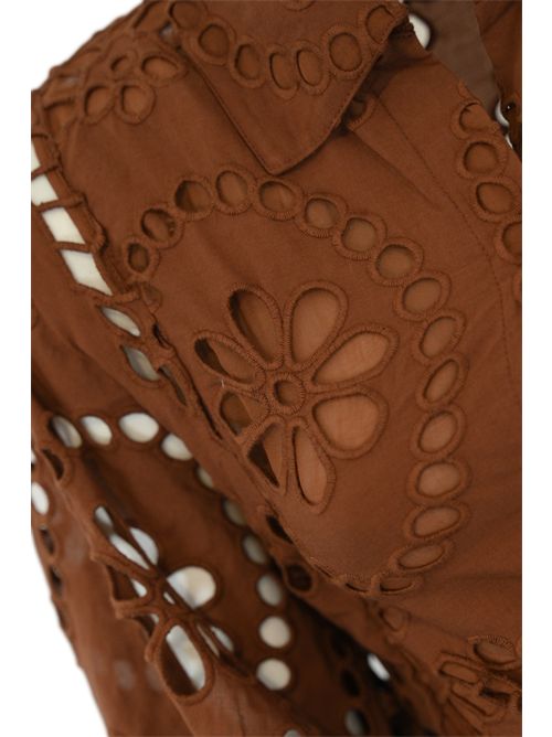 Camicia Febe in sangallo Mc2 Saint Barth | FEBE00378H COTTON SANGALLO EMBRY 1